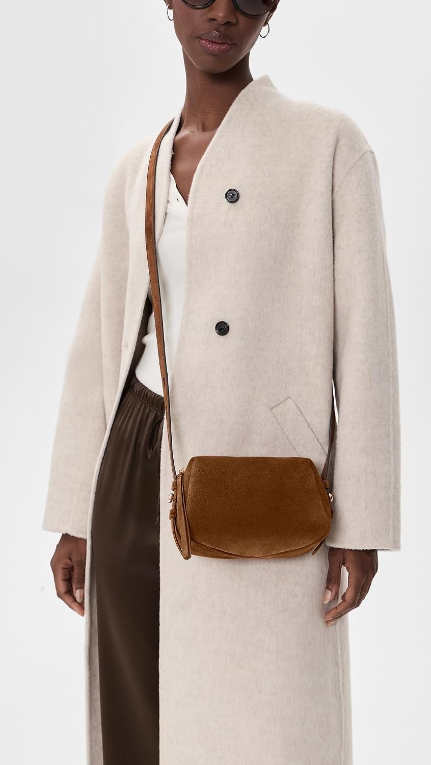 image:imageTory Burch Womens Romy T Monogram Soft Crossbody BagCognac