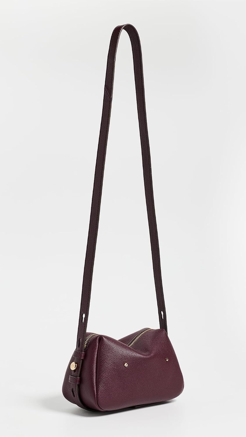 image:imageTory Burch Womens Romy T Monogram Soft Crossbody BagDark Carmine