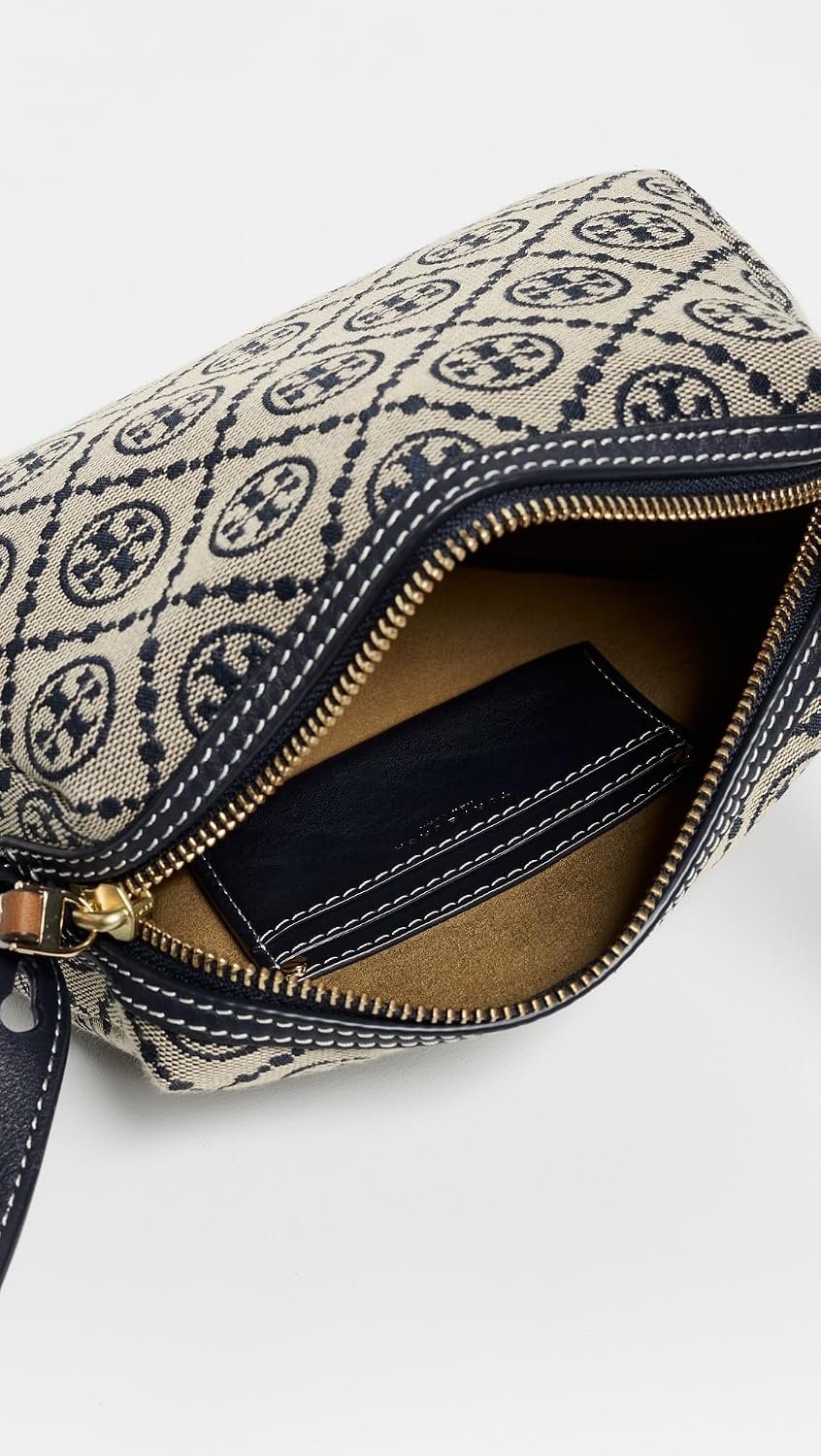 image:imageTory Burch Womens Romy T Monogram Soft Crossbody BagTory Navy