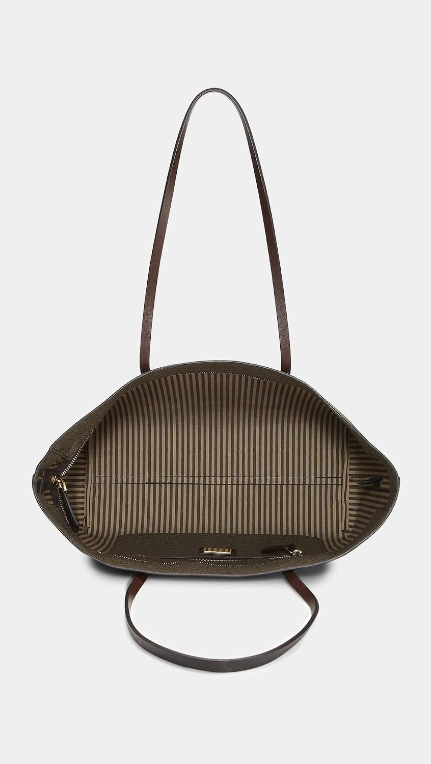 image:imageWHAT GOES AROUND COMES AROUND Womens PreLoved Fendi Brown Coated Canvas Roll ToteBrown