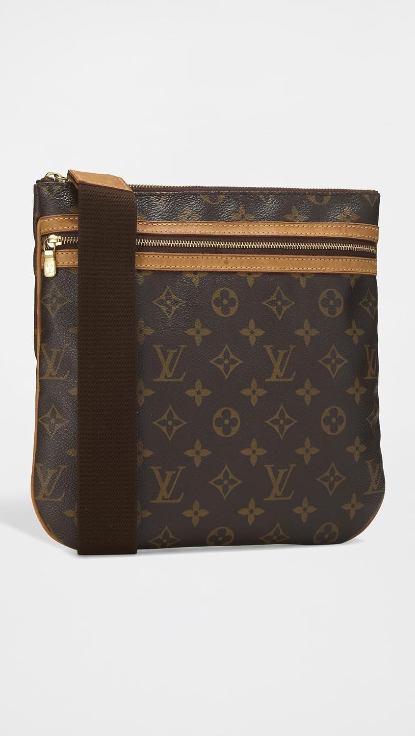 image:imageWhat Goes Around Comes Around Womens PreLoved Louis Vuitton Monogram Bosphore Messenger Bag Brown One SizeBrown