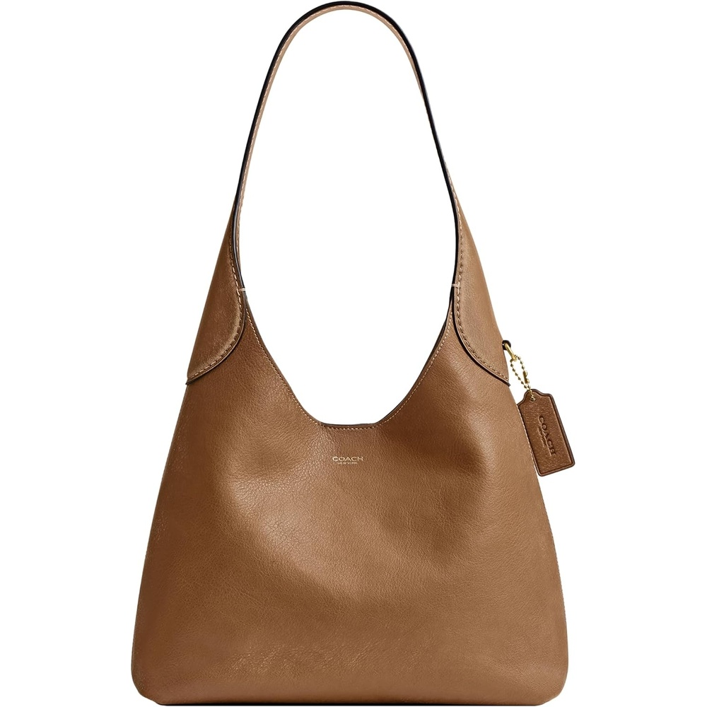 image:imageCoach Brooklyn Shoulder Bag 28BrassHoney Brown
