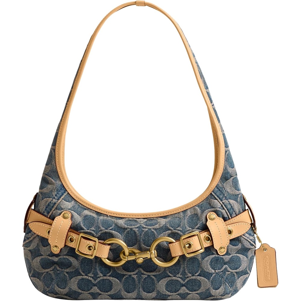 image:imageCoach Womens Belted Ergo Shoulder Bag 26Denim