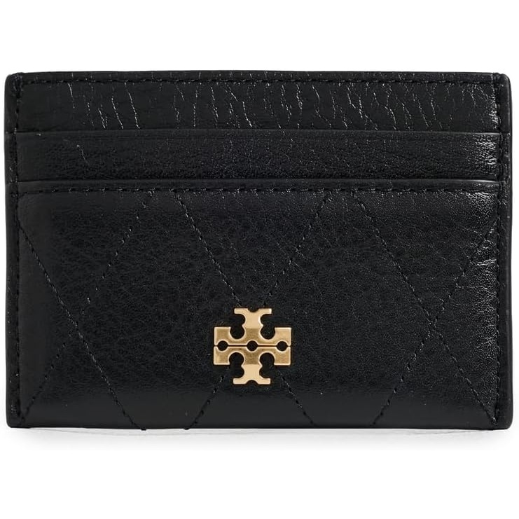 image:imageTory Burch Womens Charlie Quilted Card Case Black One SizeBlack