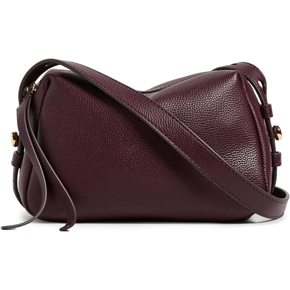image:imageTory Burch Womens Romy T Monogram Soft Crossbody BagDark Carmine