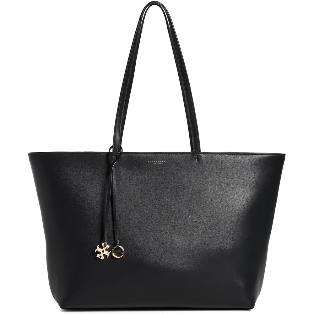 image:imageTory Burch Womens Top Zip Leather ToteBlack