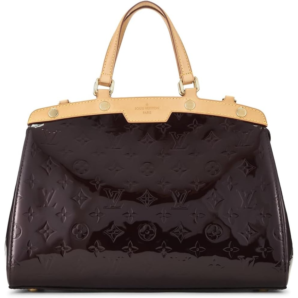 image:imageWHAT GOES AROUND COMES AROUND Womens PreLoved Louis Vuitton Vernis Brea Bag MMPurple