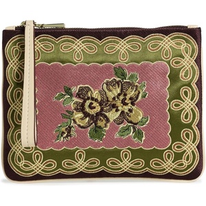 ALÉMAIS Women’s Lacey Embroidered Clutch(Multi)