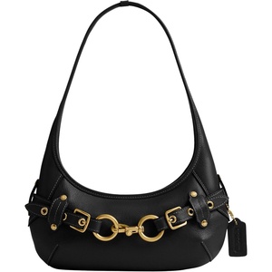 Coach Women’s Belted Ergo Shoulder Bag 26(Black)