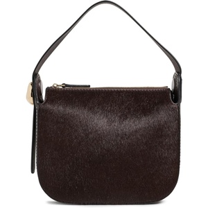 Madewell Women’s Organic Drop Hand Held Haircalf Pouchette(Dark Carob)