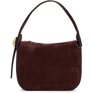 Madewell Women’s Suede Drop Hand Held Pouchette(Oxblood)