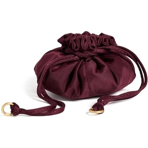 Naghedi Women’s Lotus Jewelry Pouch(Bordeaux)