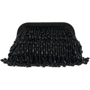 SIMONMILLER Women’s Beaded Drop Clutch(Black)