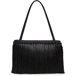 SIMONMILLER Women’s Tassel Boxy Clutch(Black)