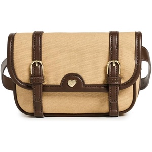 Stoney Clover Lane Women’s Convertible Saddle Bag, Canvas Tan, One Size(Canvas Tan)
