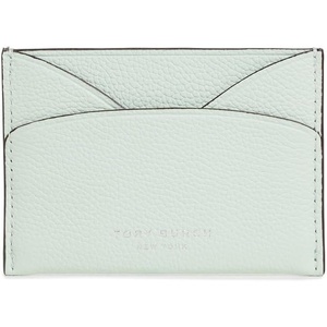 Tory Burch Women’s Romy Flat Card Case(Light Green)
