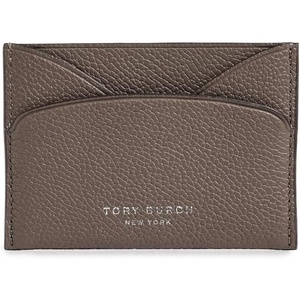 Tory Burch Women’s Romy Flat Card Case(Wild Mushroom)