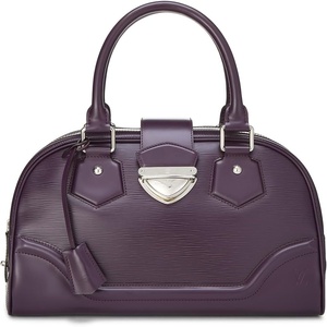 WHAT GOES AROUND COMES AROUND Women’s Pre-Loved Louis Vuitton Epi Bowling Montaigne Bag GM(Purple)